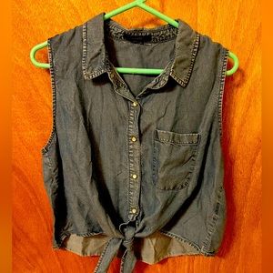 Cropped Jean top